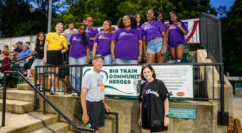 Big Train Celebrates Community Hero, Montgomery County Sports Hall of Famers on Super Women Night