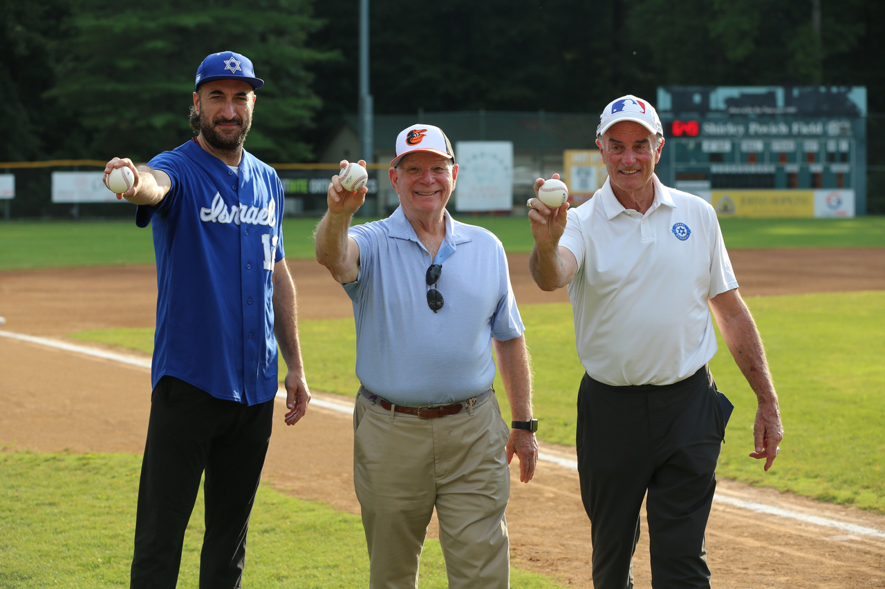 Shlomo Lipetz, Ben Cardin and Barry Weinberg by Mark Thalman