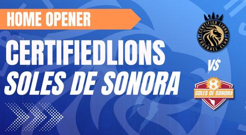 Certified Lions FC Set for December 20 Home Opener Against Soles de Sonora